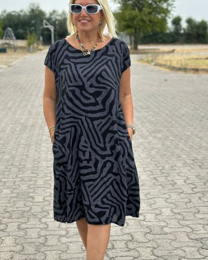 Nilsa – Kjole med rund hals